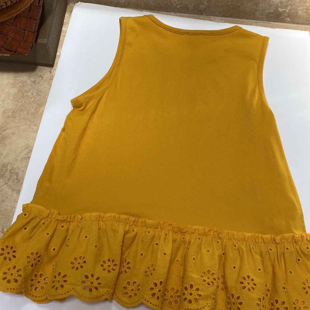 J. Crew Gold Top . Size Medium - Picture 4 of 4